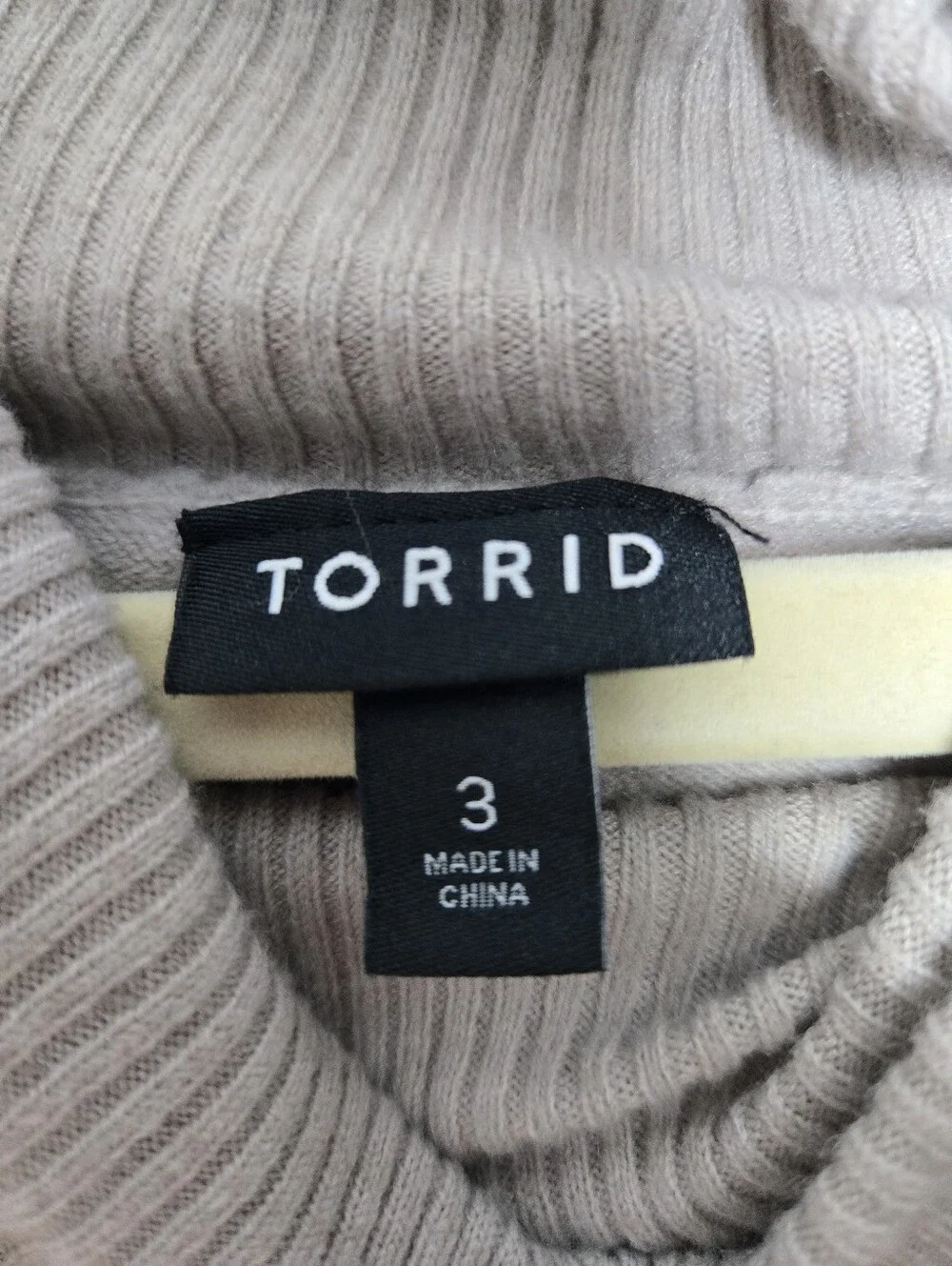 Torrid Tan Everyday Plush Pullover Cowl Neck Sweater 3X
